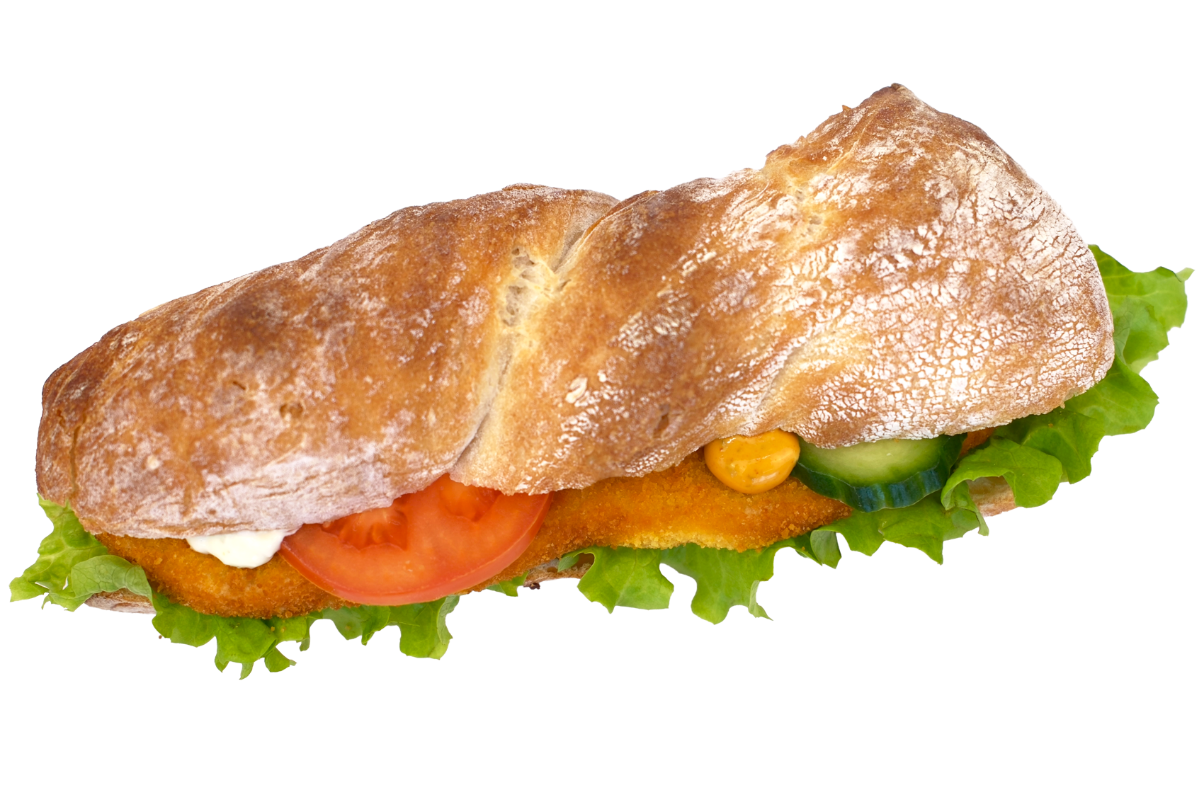 Zwirbelbrot Pouletschnitzel