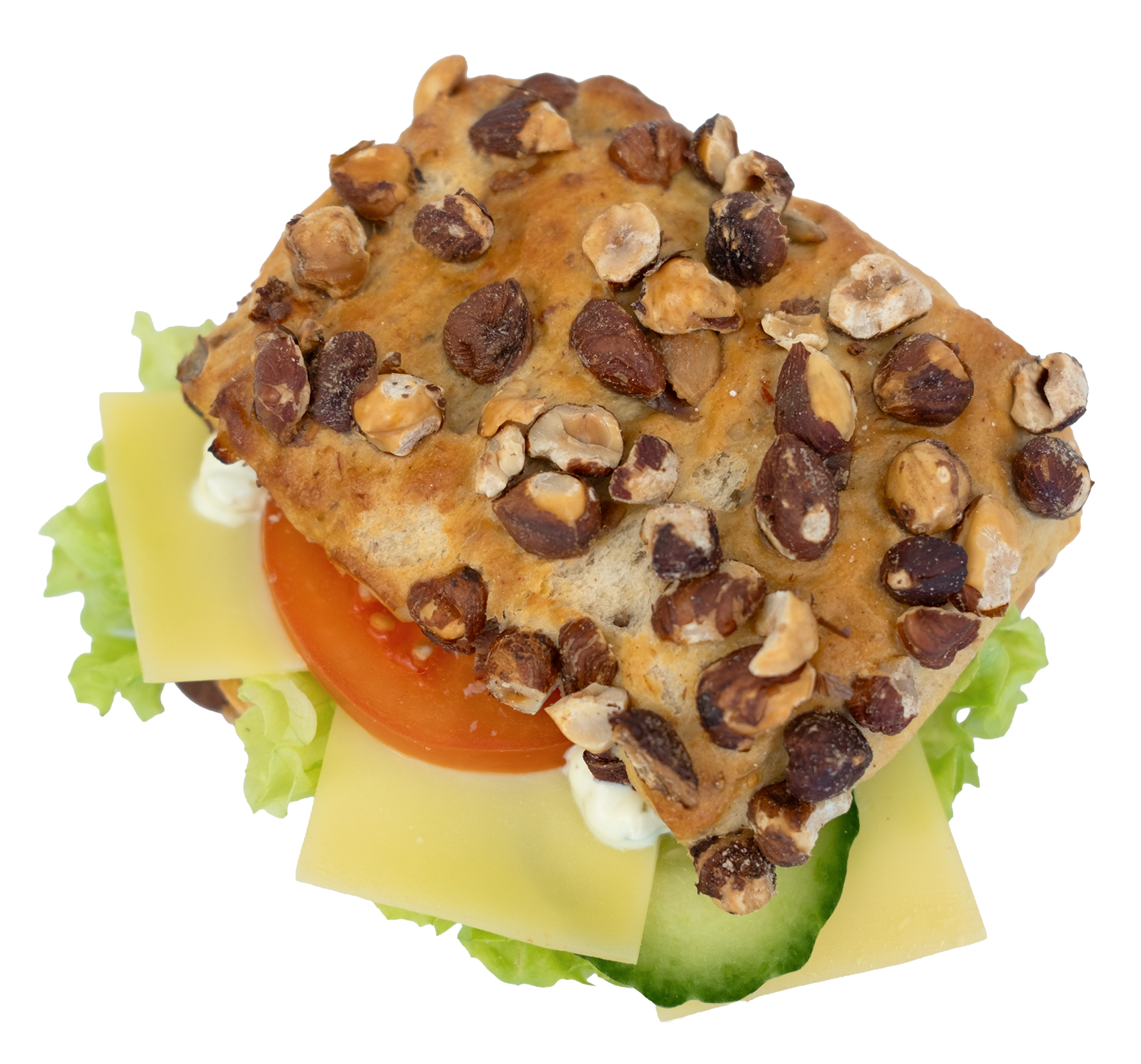 Nuss Früchte Brötchen Gruyère